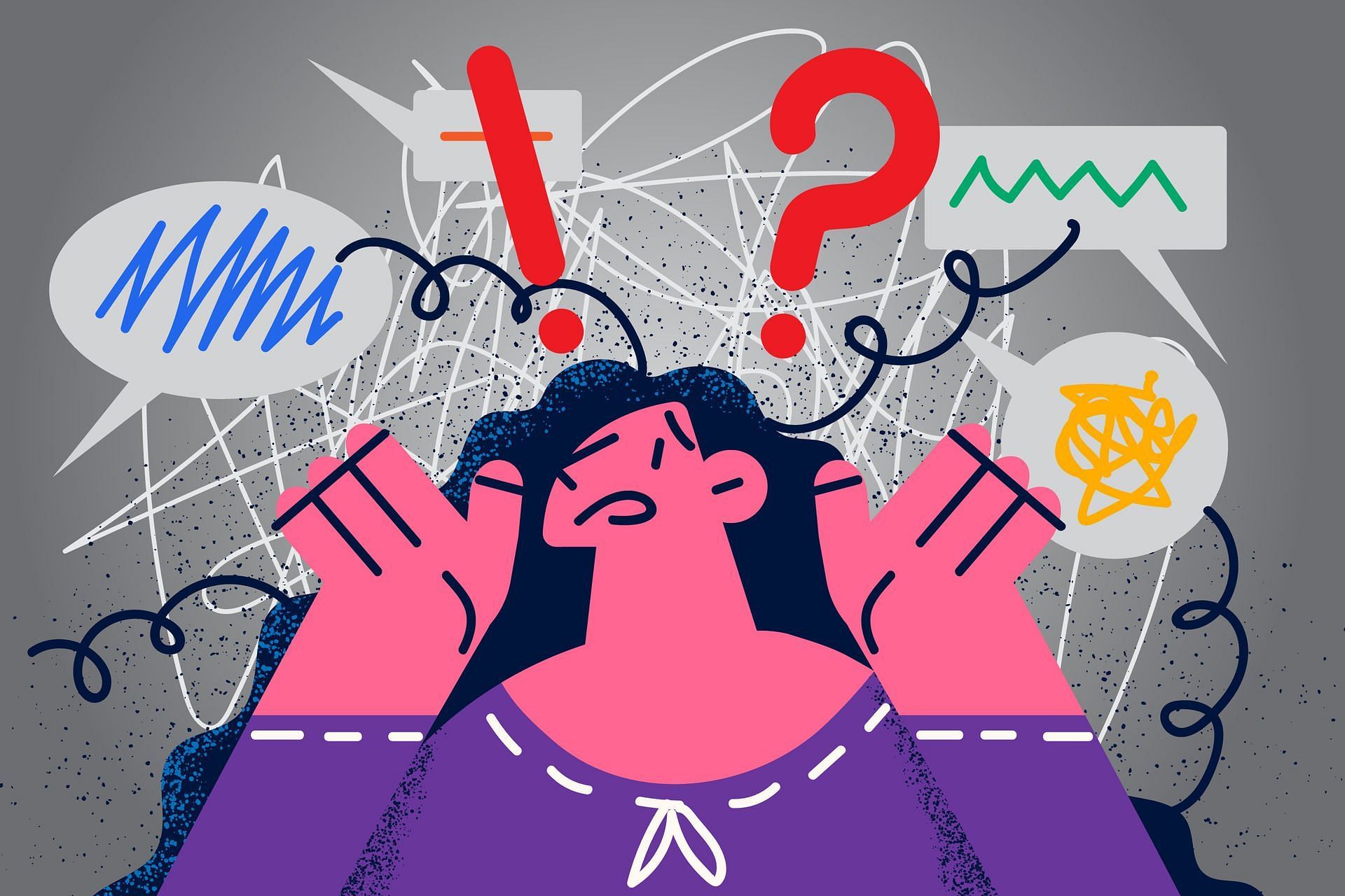 Individuals with health anxiety often convince themselves that something is wrong with them. (Image via Vecteezy/ Valery Vasilyeu)